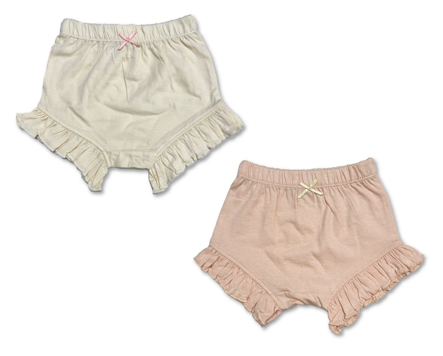 New Born Baby Stylish Bloomers/Diaper Cover/Panties | Cotton Baby Under Garments for Baby boy and Girl (0-3, 3-6, 6-9, 9-12, 12-18 Months) (Pack of 2) Multicolor