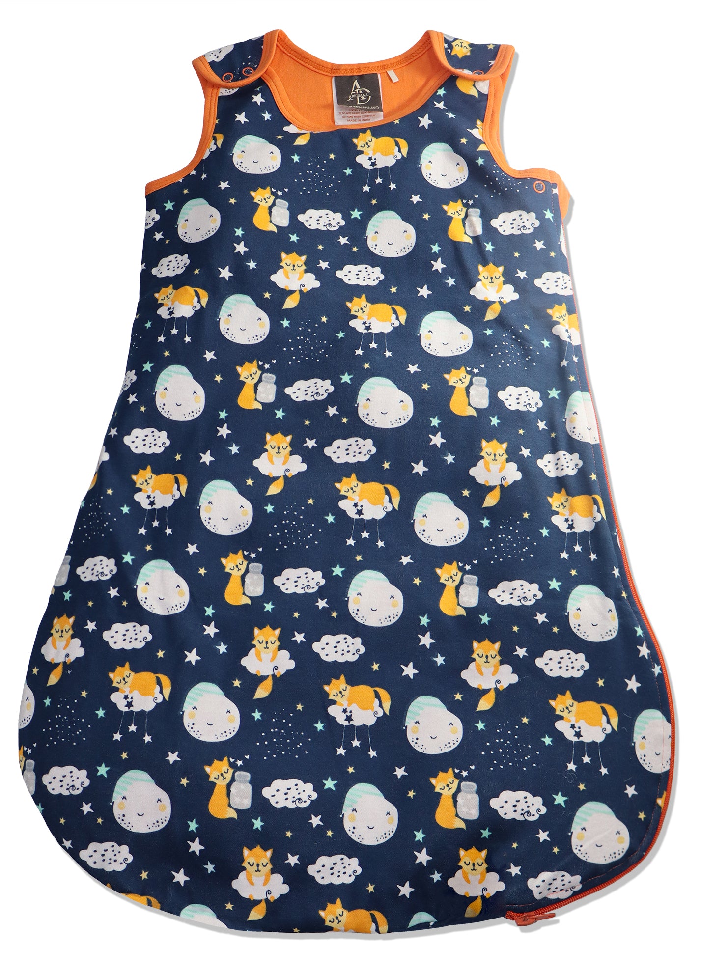 Cosmic Night Baby Swaddles for Newborns | Carry Nest & Wearable Blanket | Cotton Baby Bedding for New Born & Infant | Unisex Baby Sleeping Bag | For 0 to 12 Months (Pack of 1) (DARK BLUE)