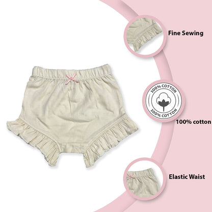 New Born Baby Stylish Bloomers/Diaper Cover/Panties | Cotton Baby Under Garments for Baby boy and Girl (0-3, 3-6, 6-9, 9-12, 12-18 Months) (Pack of 2) Multicolor